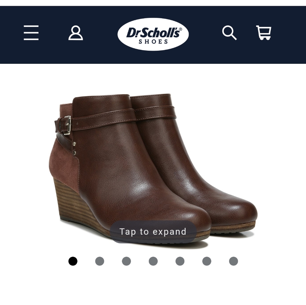 Dr. Scholl's Wedge Bootie EUC